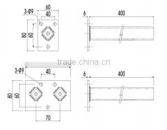 Best Quality Double Conductor Bar System Collector Support /KLIFTING Shangdong