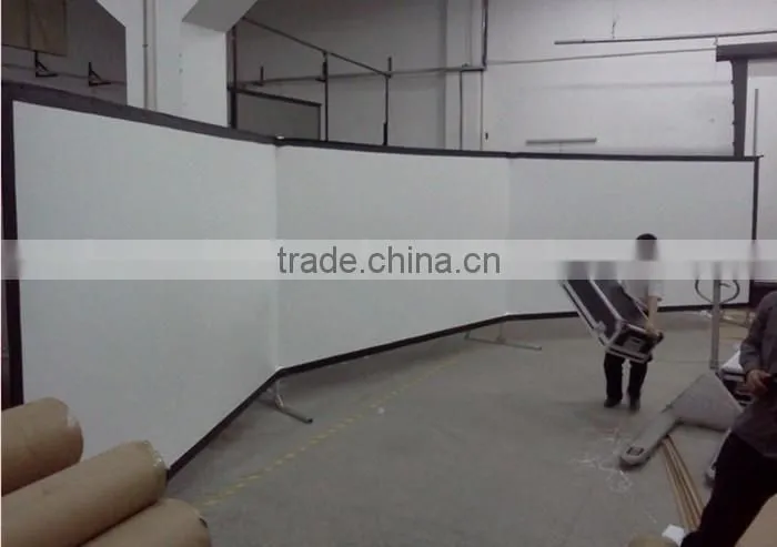 Wholesale Outdoor Metal Screen/Floor Fast Fold Portable Screen/Floding Projector Screen
