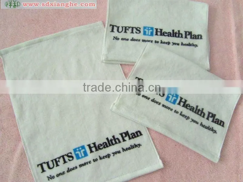 100% cotton velor reactive print hand towel