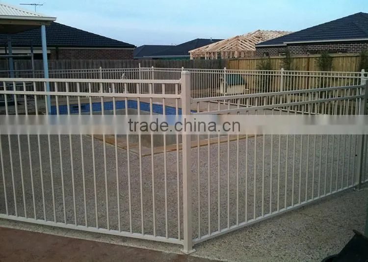 Steel decorative swimming pool safety fence