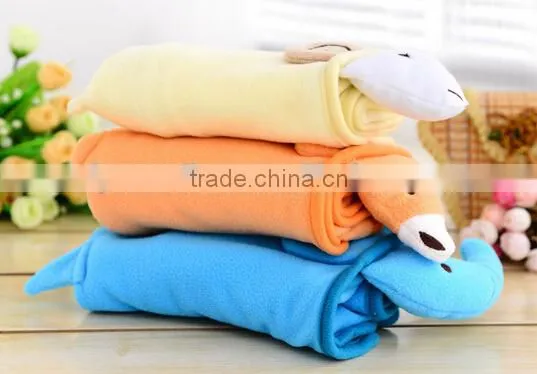 50*80cm Animal Shaped Newborn Baby Micro Polar Fleece