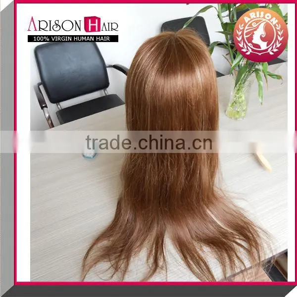 High quality glueless silk top full lace wig