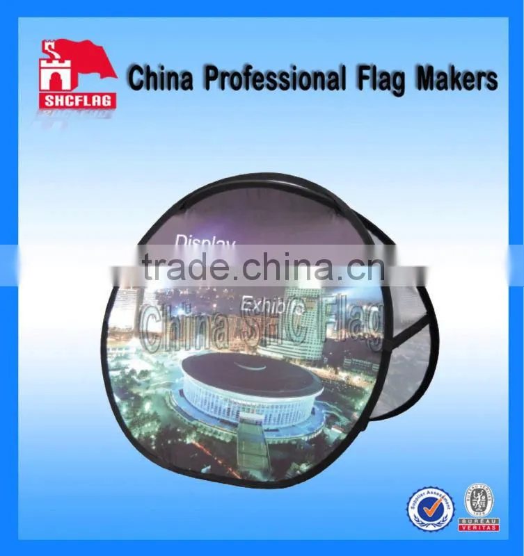 Many different shapes and sizes of pop up a frame banner