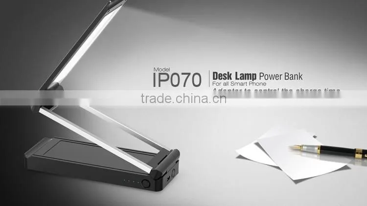 External Battery Packs with LED Desk Lamp - 7000Amh Portable Charger with Foldable Table/Computer Lamp, -Perfect for Cellpphone