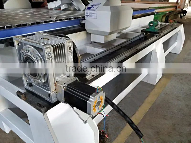 Hot sell rotary attached 4 axis 1325 cnc wood router machine