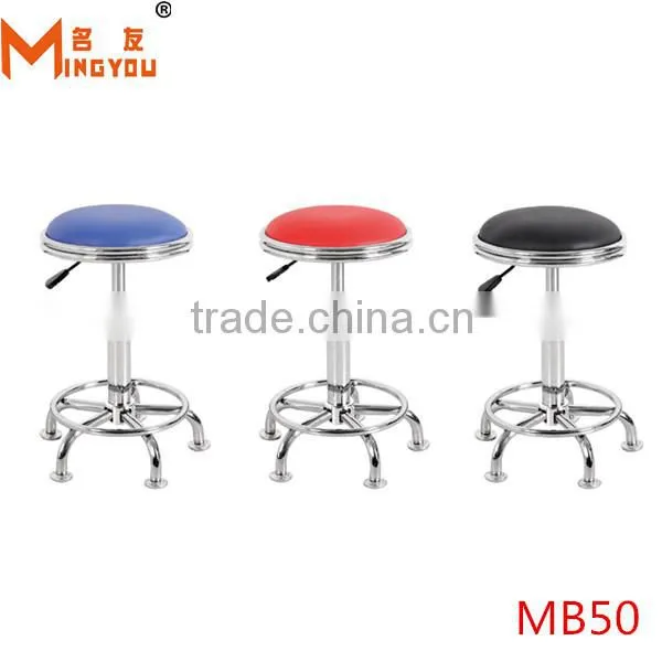 Classical design soft PU chrome bar chair for sale