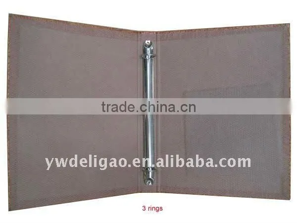 Flower Printed Paper Wrapping Ring Binder Desktop File Folder for Office Stationery Cardboard A4 or FC Size