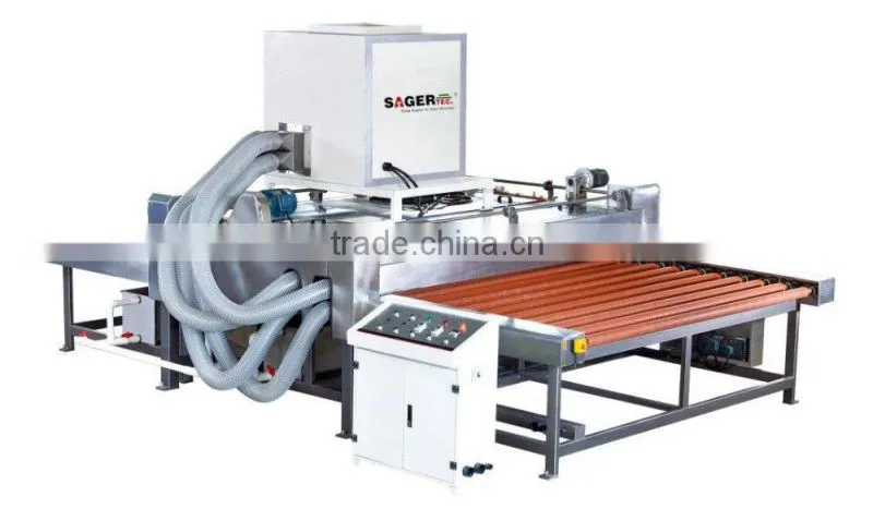 2015 China CE LOW-E Glass Washing Machine With Brushes and Hot Air Knife