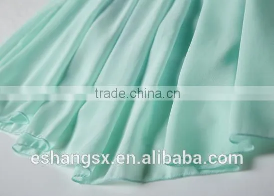 Ladies fashion chiffon off shoulder dress