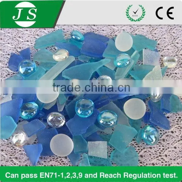 cheap price new design decorative glass rocks from factory