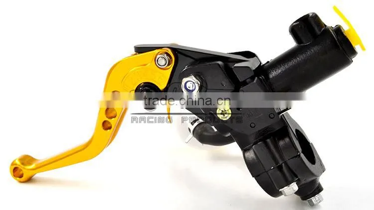 BJ-LS-006 CNC Billet Brake Clutch Master Cylinder Reservoir Lever Universal