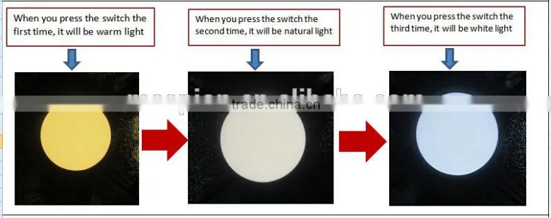 3W and LED light bulb