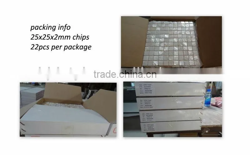 elegant white shell mother of pearl Mosaic
