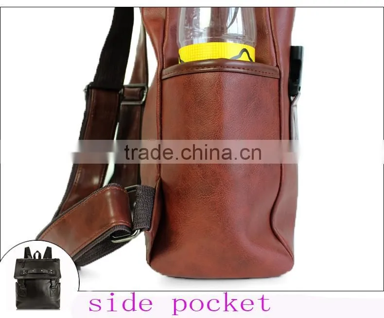Old style cool element export custom leather backpack bags