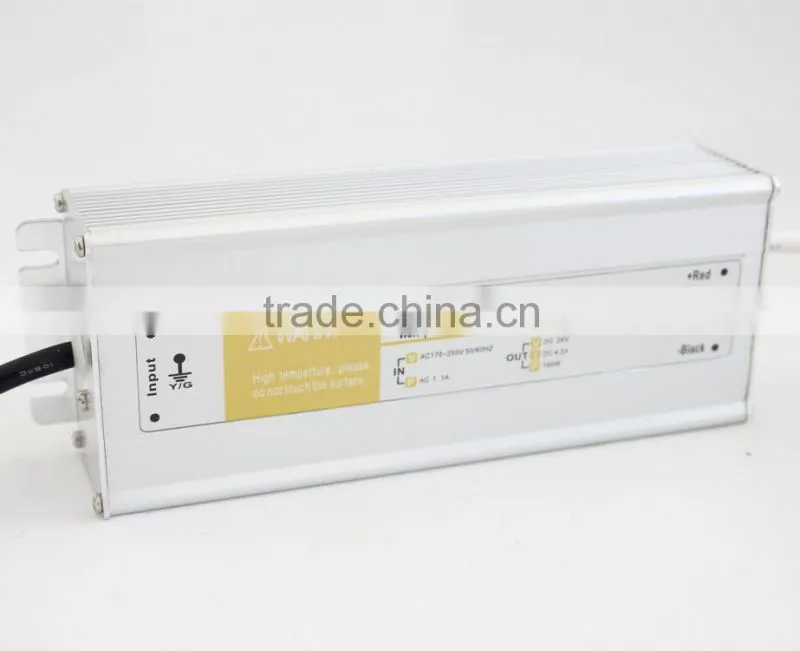 220v Input voltage and single output type ac to dc 100w led waterproof switching power supply