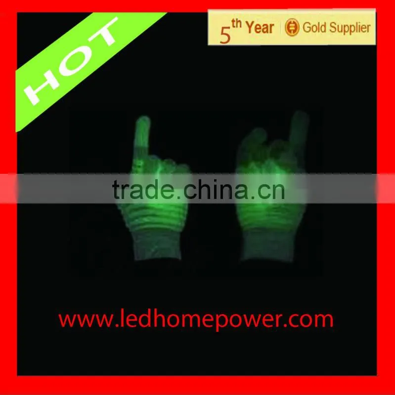 The newest glowing gloves supplier from china