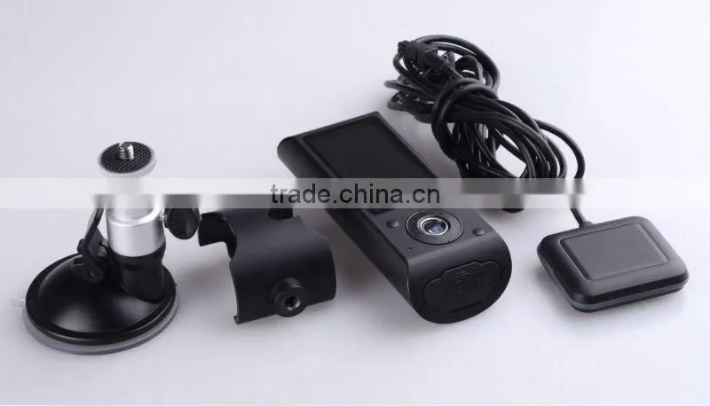 car DVR recorder es-190 + 140 degree super wide angle +1080P car audio+IR+GPS X3000