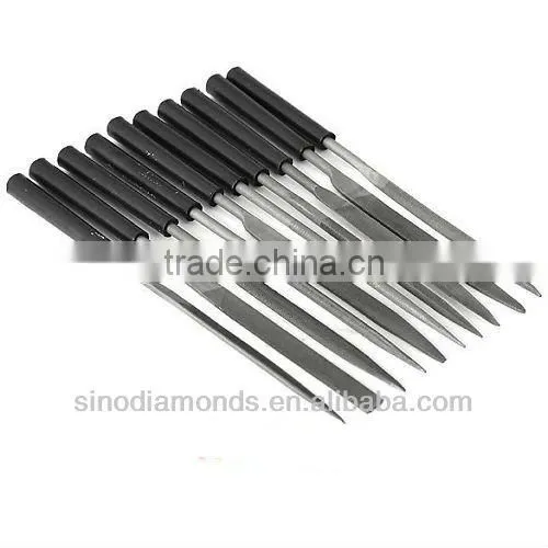 Quality Diamond Needle Files for Model Craft Hobby Tools Work On Glass