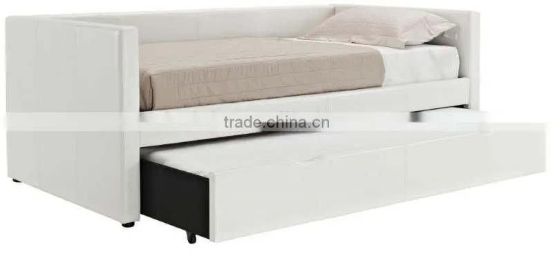 Lindsey Twin Upholstered Daybed with Trundle / american daybed with night stand AS-B16