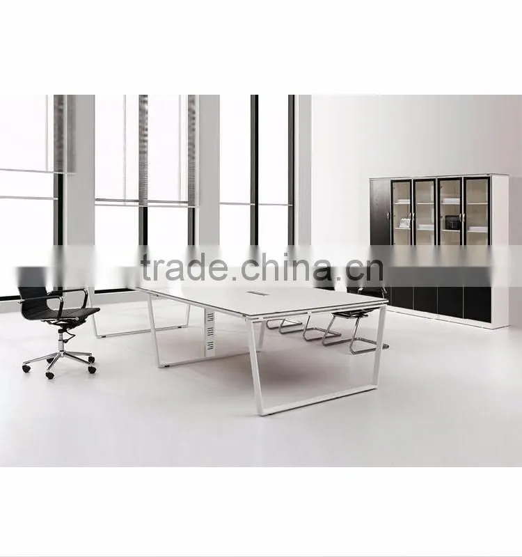 Top selling Modern design white conference table