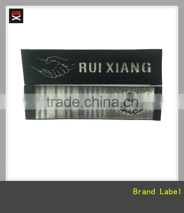 2015 Custom high quality woven label ,garment label,clothing label