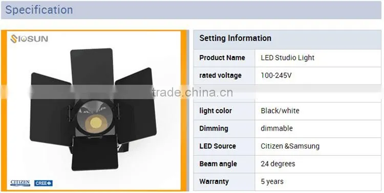 2016 Shenzhen Latest 50W LED Track Light For Stage Lighting