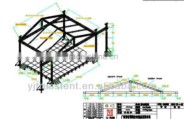14x10m Aluminum Roof Truss with Stage System