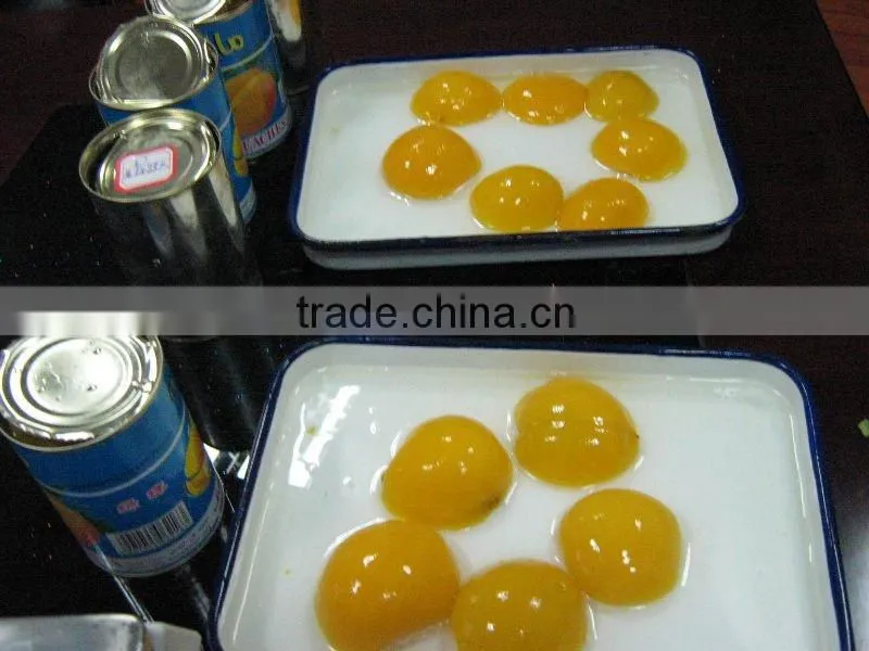 canned yellow peach