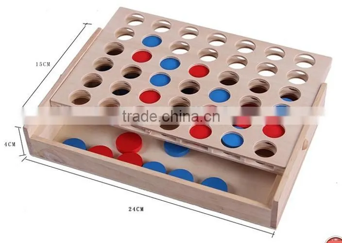 Wooden Connect Four Game