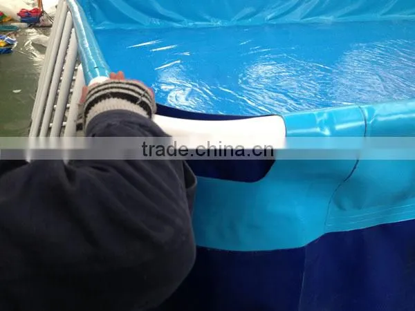European standard good quality outdoor metal frame pool,Above Ground Swimming Pool
