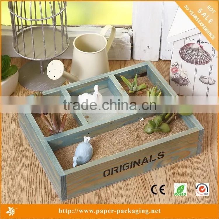 Factory price custom design sliding lid wooden box