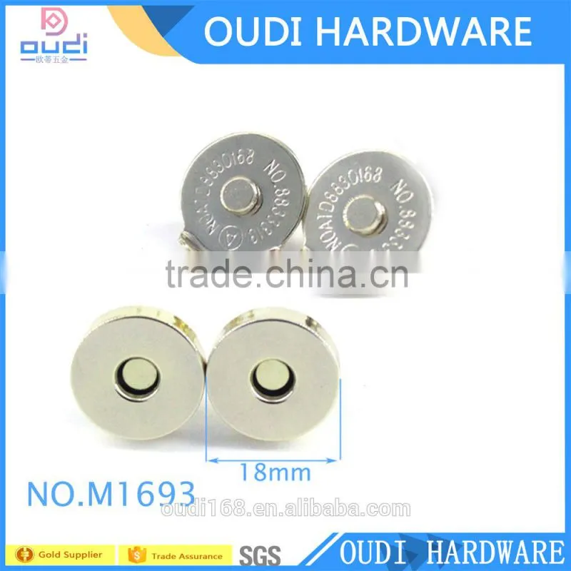 SGS certificated Garment Accessories Colored Shirt Snap Magnetic Button