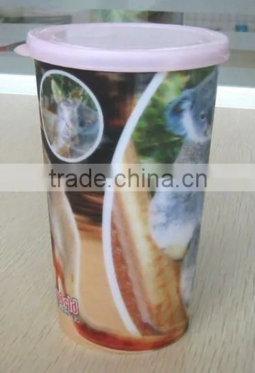 hot sale 22oz 3D lenticular reusable cup