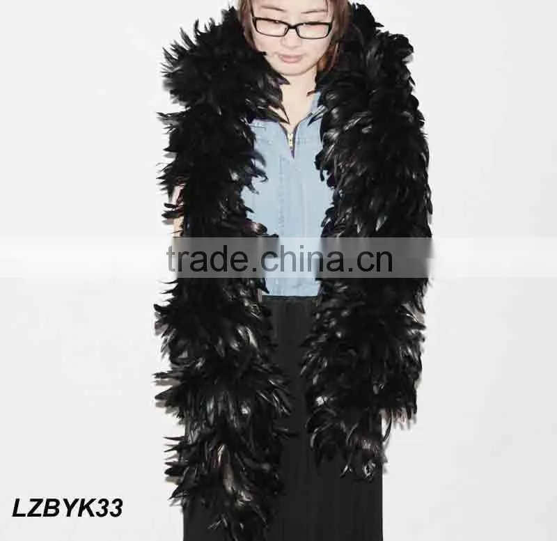 Full Fluffy coque feather Boa LZBYK36