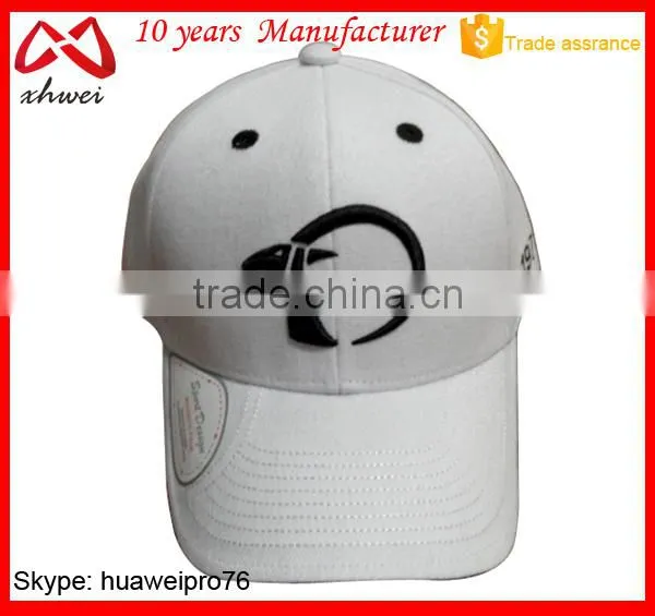High quality custom golf baseball curve brim cap and hat