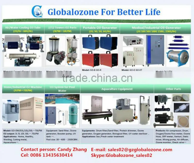 Soluble water portable ozone analyzer