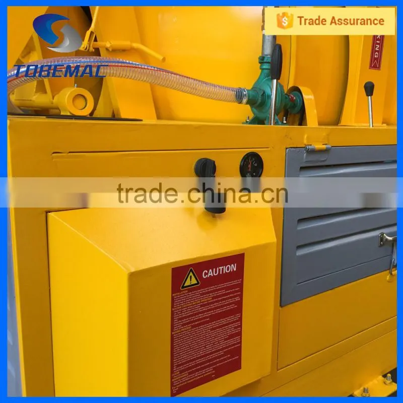 2016 TOBEMAC JZF350 Self loading Concrete Mixer with hydraulic hopper