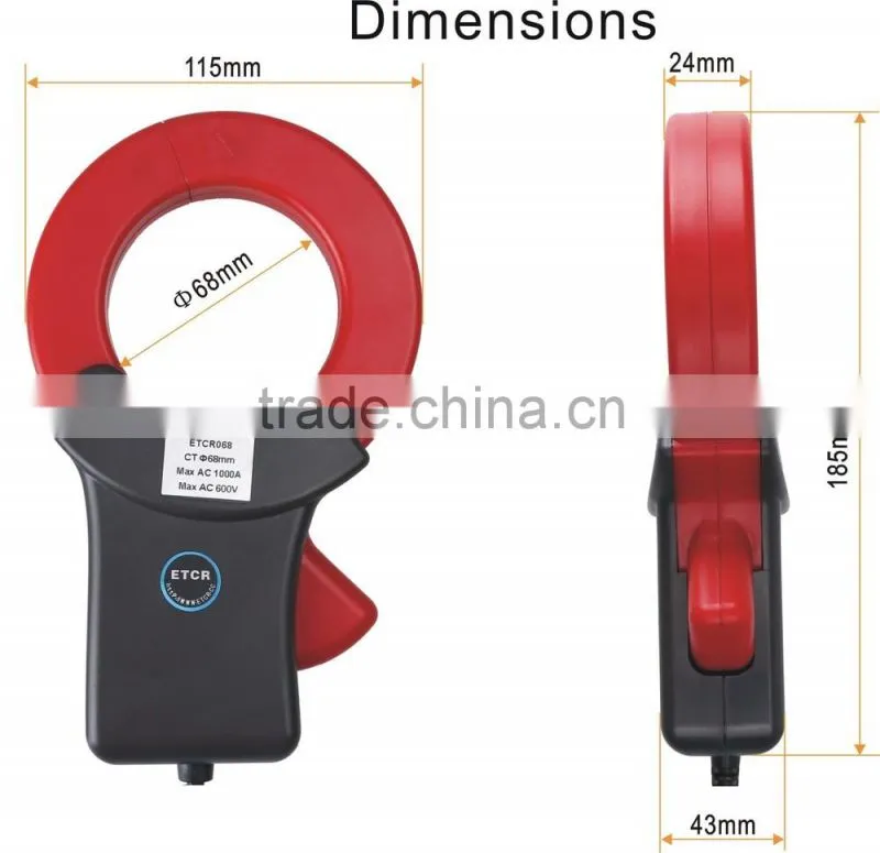 ETCR068 Clamp Leakage current sensor