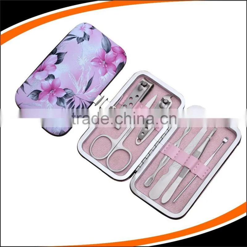 make up sets 6pcs in 1 Animal skinning Printed Sets Manicure&Grooming Sets