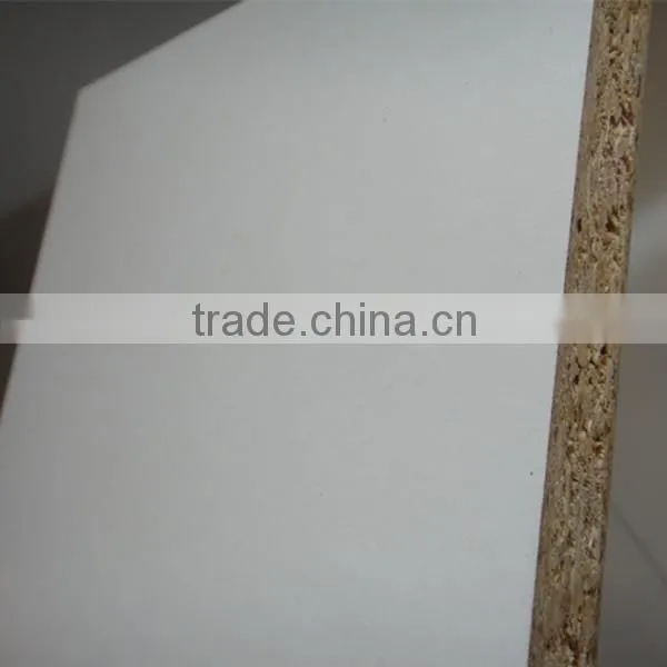 cheap Melamine Faced flakeboard for cabinet furniture