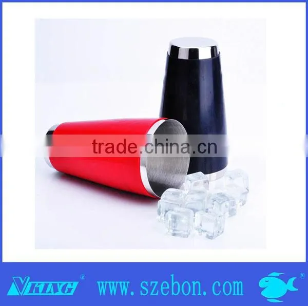 Hot sale cupuliform stainless steel cocktail shaker for bar
