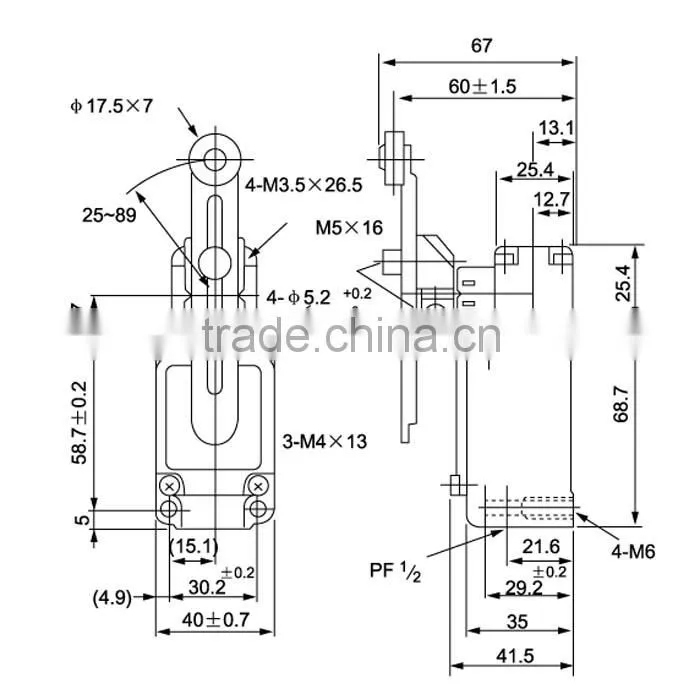 Factory supply RoHS approved 250v honeywell 12v limit switch