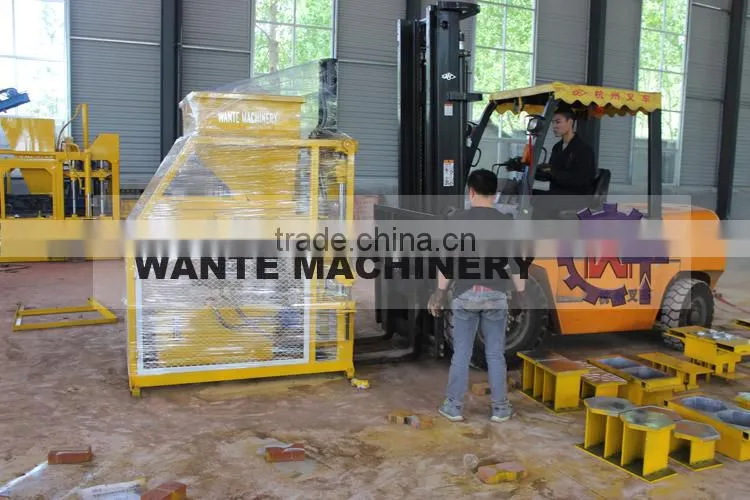 WANTE MACHINERY high capacity fully automatic interlocking block making machine for small projects WT2-10