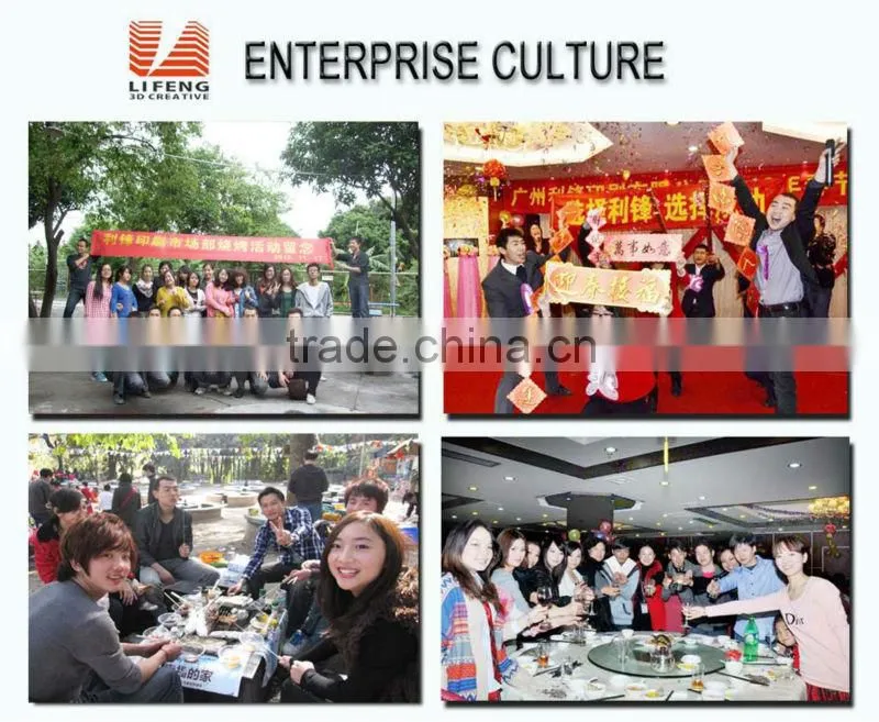 Custom lenticular plastic 3d placemats