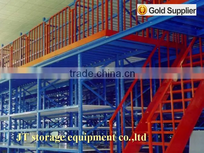 JT steel warehouse storage multi-level mezzanine floor