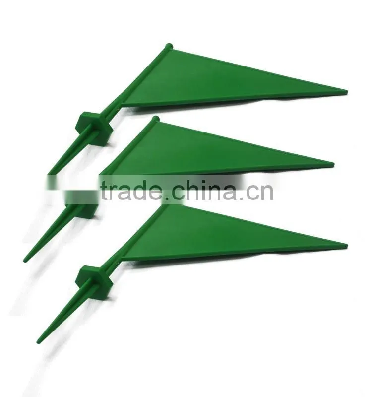 Manufacturer pp plastic triangle flag