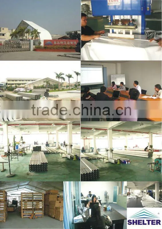 Transparent Clear ABS solid wall system for big tents