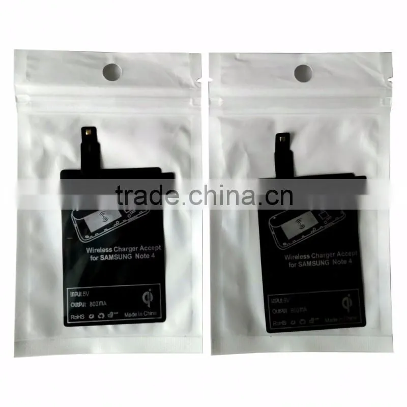 Qi Wireless Charger Receiver portable charger receiver for Samsung Galaxy S3/S4/S5 Note 2/3/4