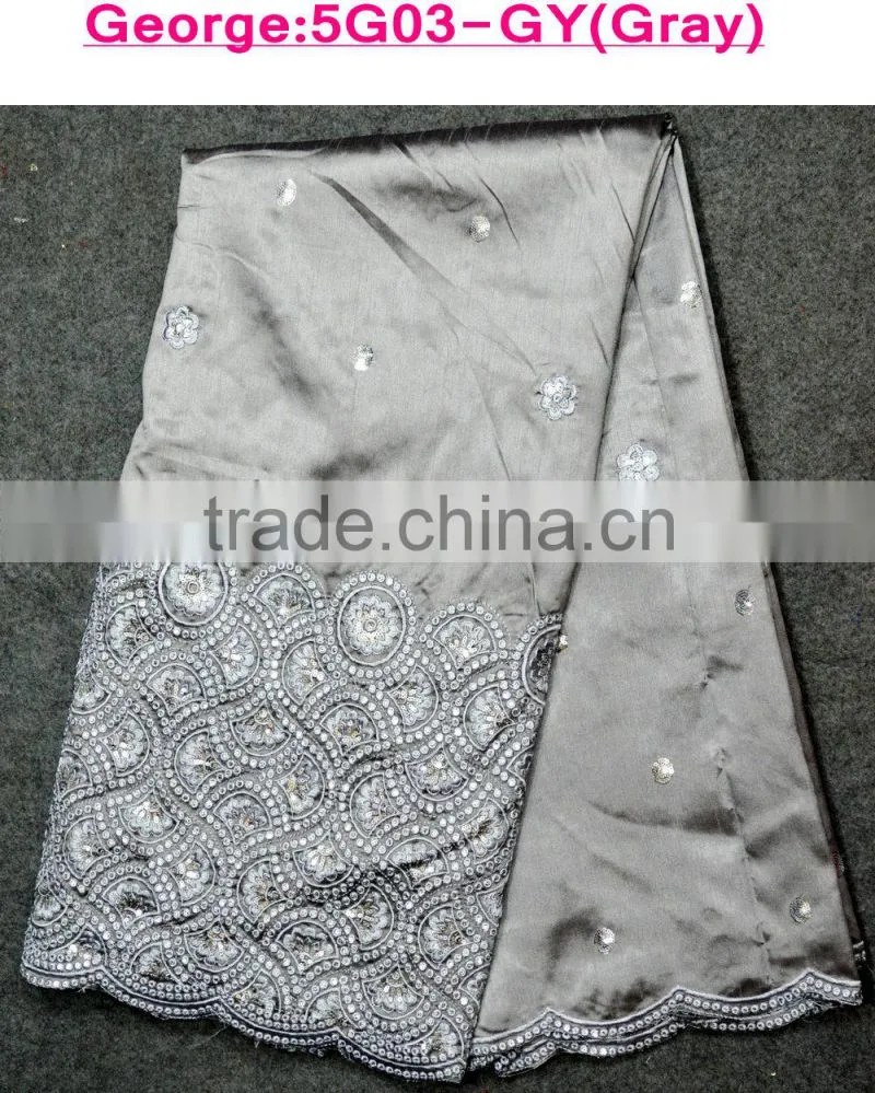 African raw silk emboidery george lace fibers FOR ORDERS