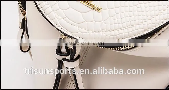high-quality variety of white women leather model backpack